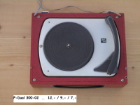Solides Gerät für die alten Platten. Braucht Radiogerät oder Verstärker